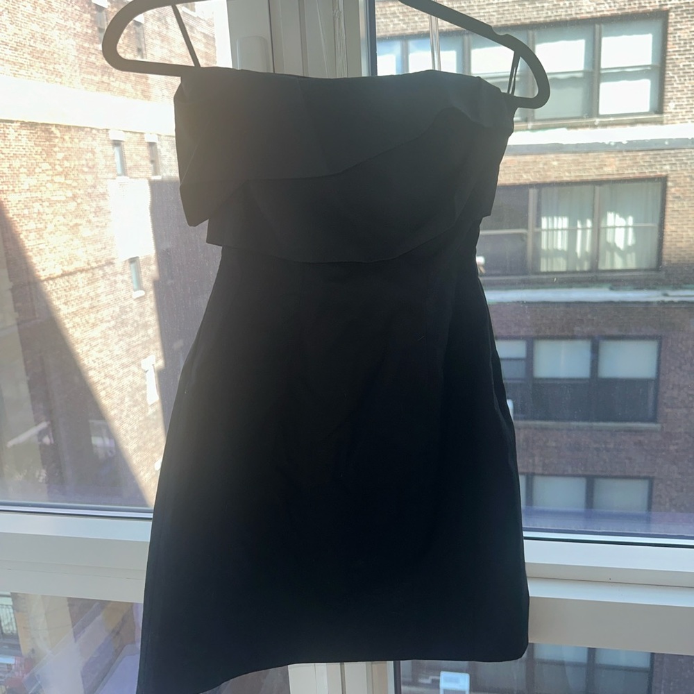 NWT Cos Strapless Black Mini Dress